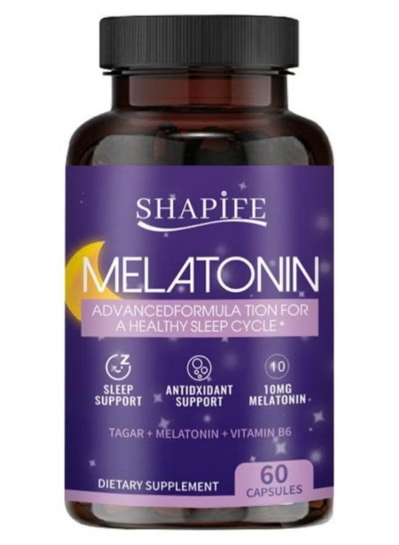 سابي Melatonin Fast Dissolve Nighttime Sleep Aid Natural Berry Flavor Vegetarian, Non-Gmo, Gluten Free，Tablets，Fast Sleep Aid， Sound Sleep Capsules 60 Tablets - Image 1